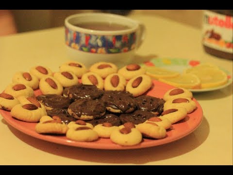 Видео рецепты. Рецепт печенья. Печенье с орехами, миндалём, фундуком.