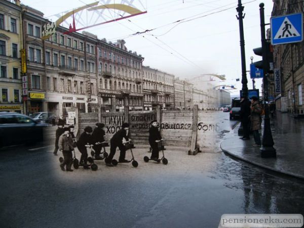 Фотография Ленинграда военного времени2312