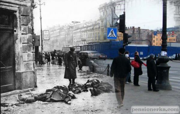 Фотография Ленинграда военного времени2311