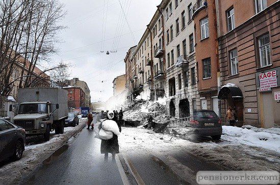 Фотография Ленинграда военного времени2328