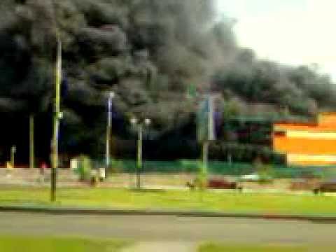 Пожар в Междуреченске