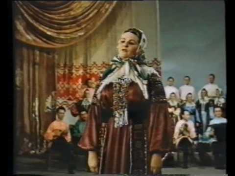 Russian folk song & dance. ВОРОНЕЖСКИЙ ХОР. Мордасова.  1953